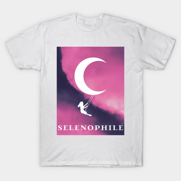 Selenophile Girl T-Shirt by Minisim